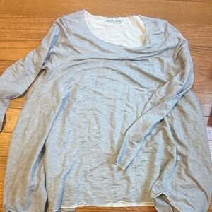 Project Social T Light Gray Long Sleeve Top